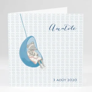 Faire-part de naissance Jolie souris*Faire-part Elégant Online