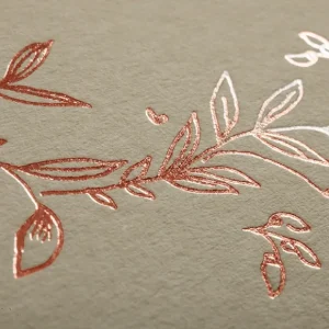 Faire-part de naissance Joli kraft cuivre*Faire-part Elégant Online