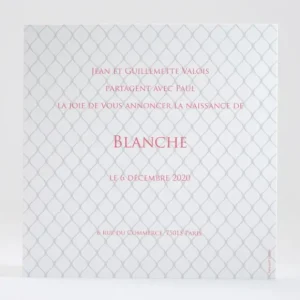 Faire-part de naissance Jolie ballerine simple*Faire-part Elégant Clearance
