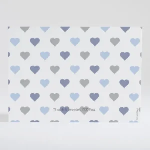 Faire-part de naissance Jolies pastilles coeurs*Faire-part Elégant Clearance