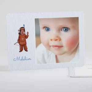 Faire-part de naissance Joli petit indien simple*Faire-part Elégant Best