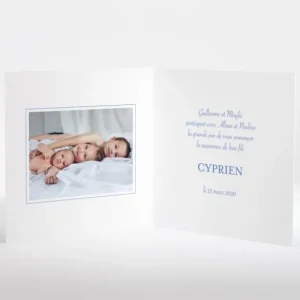 Faire-part de naissance Joli petit indien livret*Faire-part Elégant Best