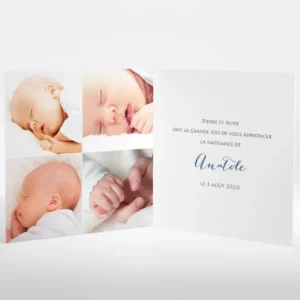 Faire-part de naissance Jolie souris*Faire-part Elégant Online