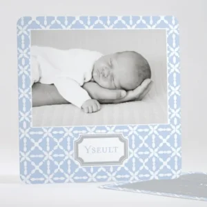Faire-part de naissance Joli pattern*Faire-part Elégant Outlet