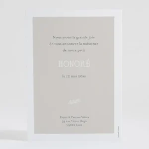 Faire-part de naissance Jolies baies*Faire-part Elégant Best