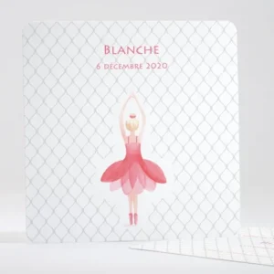 Faire-part de naissance Jolie ballerine simple*Faire-part Elégant Clearance