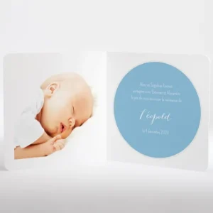 Faire-part de naissance Jolies poupees livret*Faire-part Elégant Fashion