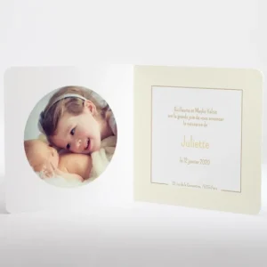 Faire-part de naissance Jolie princesse livret*Faire-part Elégant Sale