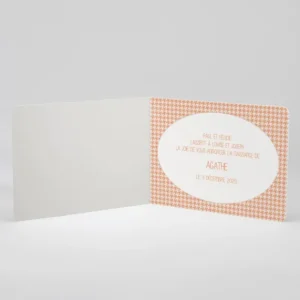 Faire-part de naissance Joli vichy tendance*Faire-part Elégant Outlet