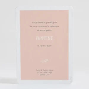 Faire-part de naissance Jolies baies*Faire-part Elégant Best