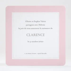 Faire-part de naissance Jolie chouette*Faire-part Elégant Sale
