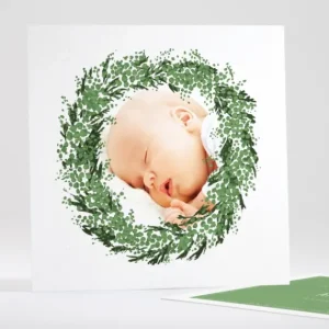 Faire-part de naissance Joli mimosa simple*Faire-part Elégant Discount
