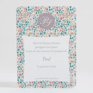 Faire-part de naissance Joyeux liberty d'ete*Faire-part Elégant Sale