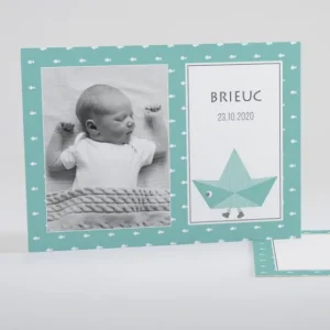 Faire-part de naissance Joli petit navire*Faire-part Elégant Discount