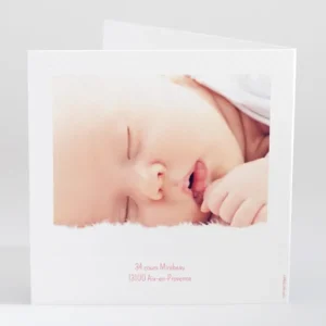 Faire-part de naissance Jolies poupees livret*Faire-part Elégant Fashion