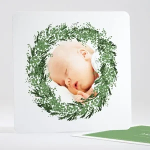 Faire-part de naissance Joli mimosa simple*Faire-part Elégant Discount