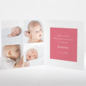 Faire-part de naissance Jolie cigogne tendance*Faire-part Elégant Online