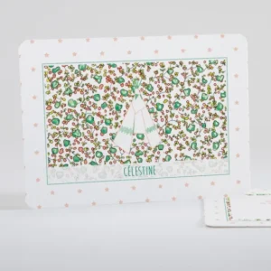 Faire-part de naissance Joli tipi liberty etoiles*Faire-part Elégant Clearance