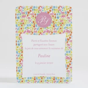 Faire-part de naissance Joyeux liberty d'ete*Faire-part Elégant Sale
