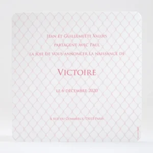 Faire-part de naissance Jolie ballerine simple*Faire-part Elégant Clearance