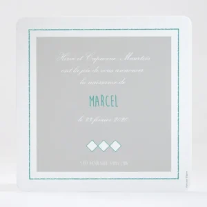 Faire-part de naissance Joli renard tendance*Faire-part Elégant Best