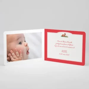 Faire-part de naissance Joli faon photo*Faire-part Elégant Online