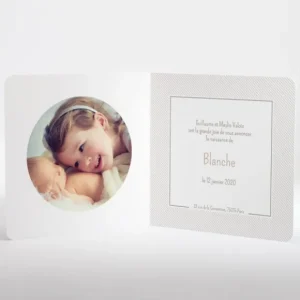 Faire-part de naissance Jolie princesse livret*Faire-part Elégant Sale