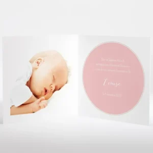 Faire-part de naissance Jolies poupees livret*Faire-part Elégant Fashion