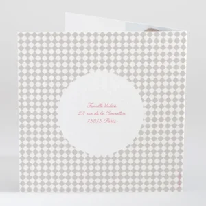 Faire-part de naissance Jolie cigogne tendance*Faire-part Elégant Online
