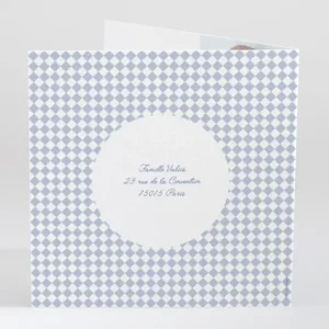 Faire-part de naissance Jolie cigogne tendance*Faire-part Elégant Online