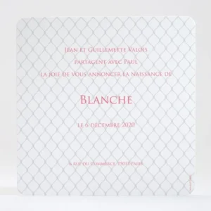 Faire-part de naissance Jolie ballerine simple*Faire-part Elégant Clearance