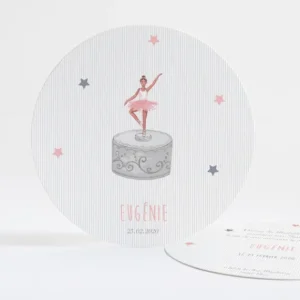 Faire-part de naissance Jolie boite a musique*Faire-part Elégant Hot