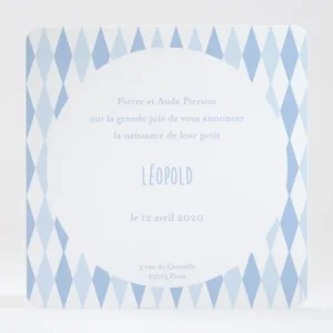 Faire-part de naissance Joli petit ours polaire*Faire-part Elégant Online