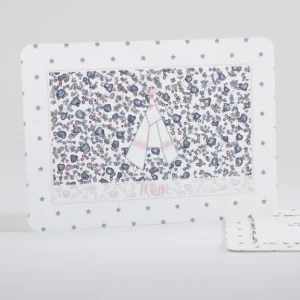 Faire-part de naissance Joli tipi liberty etoiles*Faire-part Elégant Clearance