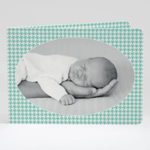 Faire-part de naissance Joli vichy tendance*Faire-part Elégant Outlet