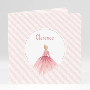 Faire-part de naissance Jolie princesse livret*Faire-part Elégant Sale