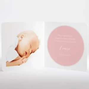 Faire-part de naissance Jolies poupees livret*Faire-part Elégant Fashion