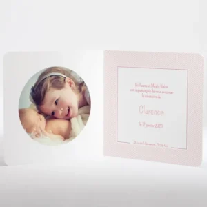 Faire-part de naissance Jolie princesse livret*Faire-part Elégant Sale