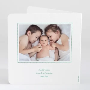 Faire-part de naissance Joli petit indien livret*Faire-part Elégant Best
