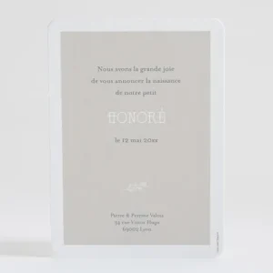 Faire-part de naissance Jolies baies*Faire-part Elégant Best