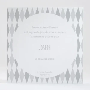 Faire-part de naissance Joli petit ours polaire*Faire-part Elégant Online