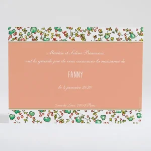 Faire-part de naissance Joyeux liberty*Faire-part Elégant Clearance
