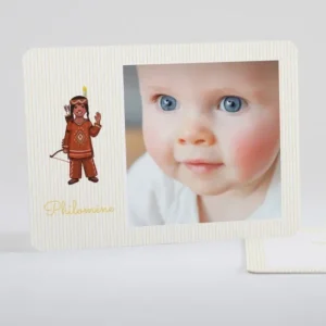Faire-part de naissance Joli petit indien simple*Faire-part Elégant Best