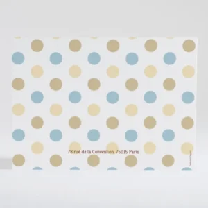 Faire-part de naissance Jolies pastilles rondes*Faire-part Elégant Best