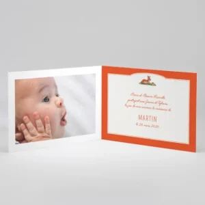 Faire-part de naissance Joli faon photo*Faire-part Elégant Online