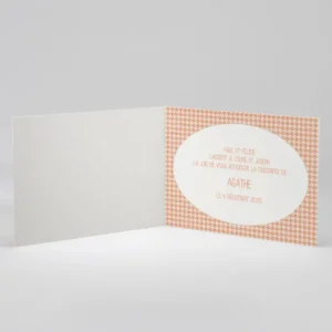 Faire-part de naissance Joli vichy tendance*Faire-part Elégant Outlet