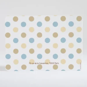 Faire-part de naissance Jolies pastilles rondes*Faire-part Elégant Best