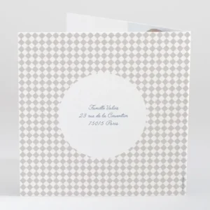 Faire-part de naissance Jolie cigogne tendance*Faire-part Elégant Online