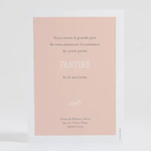 Faire-part de naissance Jolies baies*Faire-part Elégant Best