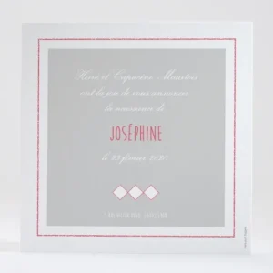Faire-part de naissance Joli renard tendance*Faire-part Elégant Best